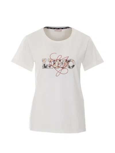 Liu •jo Logo-print T-shirt In White