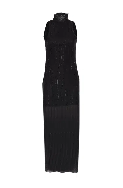 Liu •jo Long Dress In Black