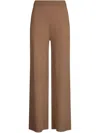 Liu •jo Long Knitted Trousers In Neutrals