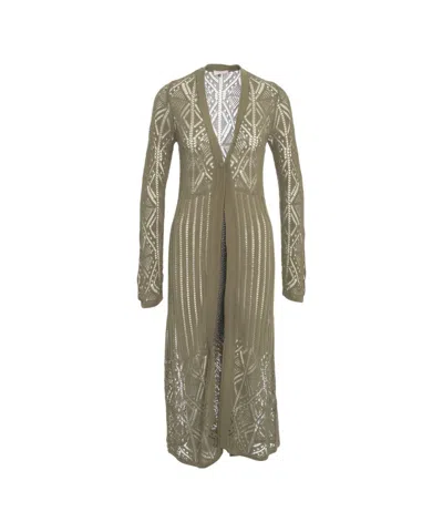 Liu •jo Liu Jo Long Lace Crochet Cardigan