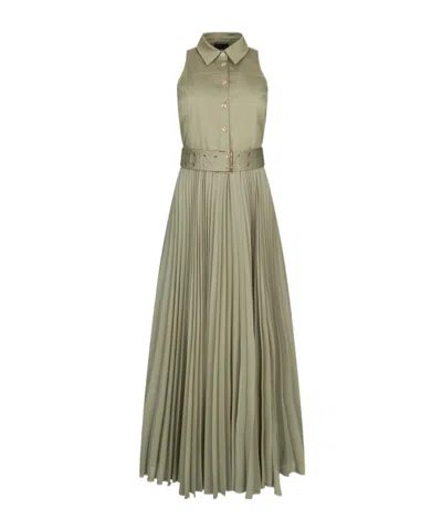 Liu •jo Green Pepper Shirt Long Dress