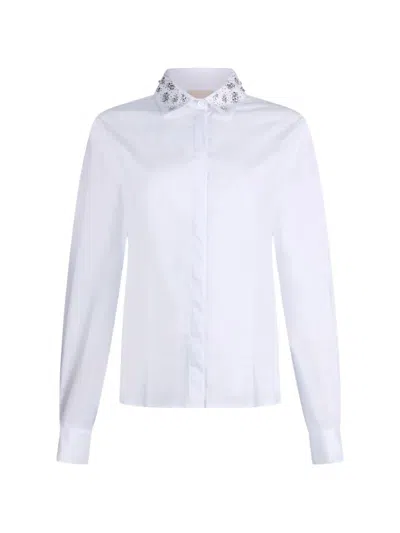 Liu •jo Long-sleeve Shirt In White