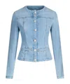 Liu •jo Denim Jacket In Blue