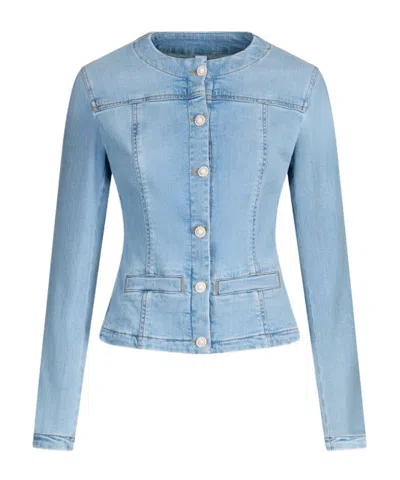 LIU •JO LIU JO BUTTON-UP DENIM JACKET