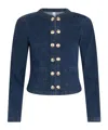 Liu •jo Liu Jo Jacket With Double Buttons In Blue