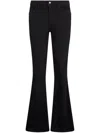 Liu •jo Liu Jo Slim Black Flared Jeans In Black