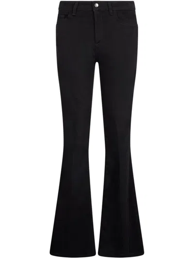 LIU •JO LIU JO LONG SLIM BLACK FLARED JEANS