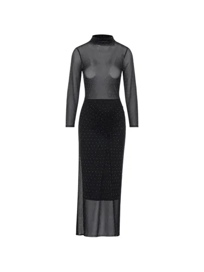 Liu •jo Liu Jo Liu Jo Black Polyester Elastane Dress