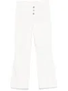 Liu •jo Liu Jo Long White Flared Jeans In White