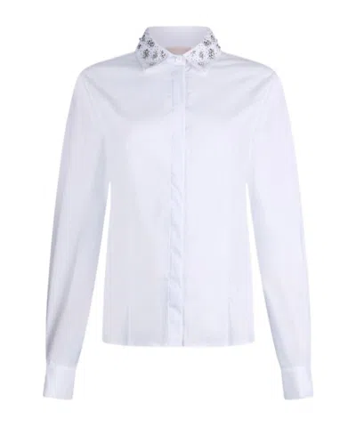 Liu •jo Long-sleeve Shirt In White
