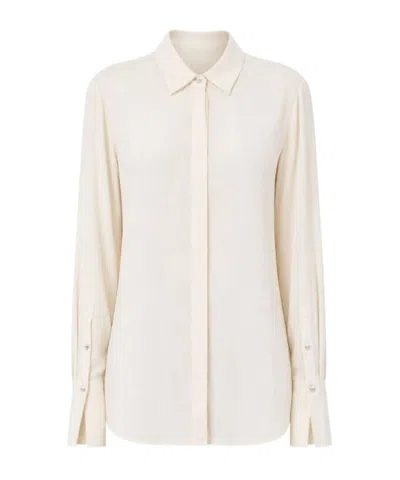 Liu •jo Long-sleeved Shirt In White
