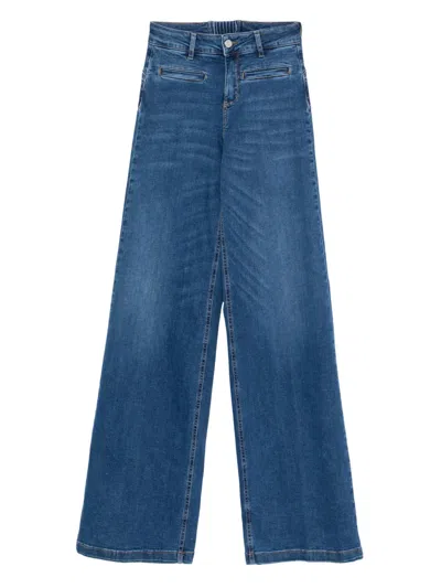 Liu •jo Liu Jo Long Stretch Jeans In Blue