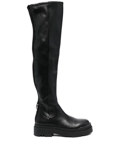 Liu •jo Love-28 Knee-high Boots In Black