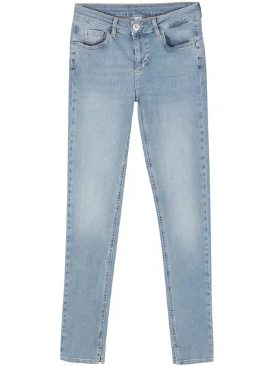 Liu •jo Low-rise Skinny Jeans In 蓝色