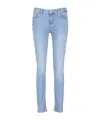 Liu •jo Low-rise Skinny Jeans In Blue