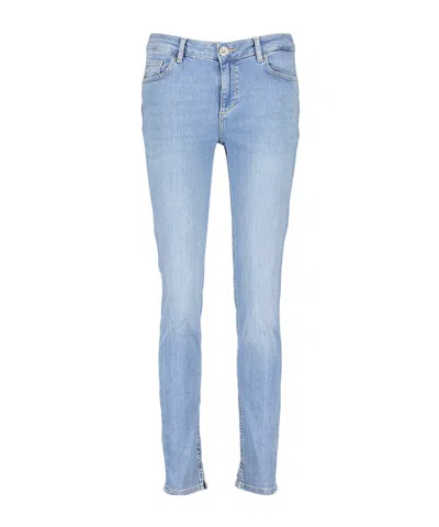 Liu •jo Low-rise Skinny Jeans In Blue