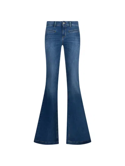 Liu •jo Low-rise Flared Jeans In Blue