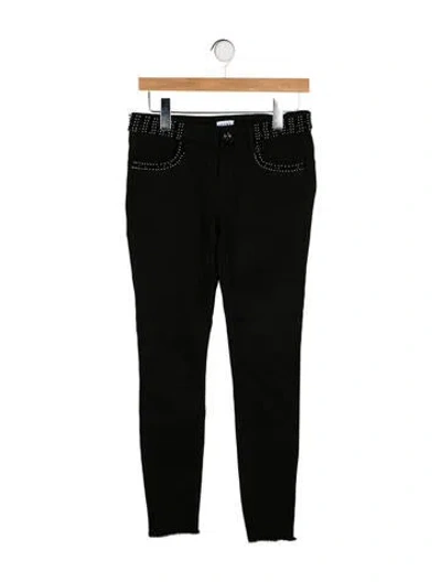 Pre-owned Liu •jo Low-rise Skinny Leg Jeans In Black
