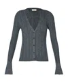 Liu •jo Lurex-detail Cardigan In Black