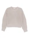 Liu •jo Lurex-detail Sweater In Neutral