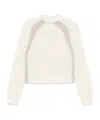 Liu •jo Lurex-detail Sweater In White