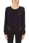 Liu •jo Sweatshirt Liu Jo Woman Color Black In Black