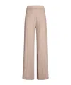 Liu •jo Lurex-embellished Trousers In Pink