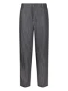 Liu •jo High Waist Straight Casual Pants In Black