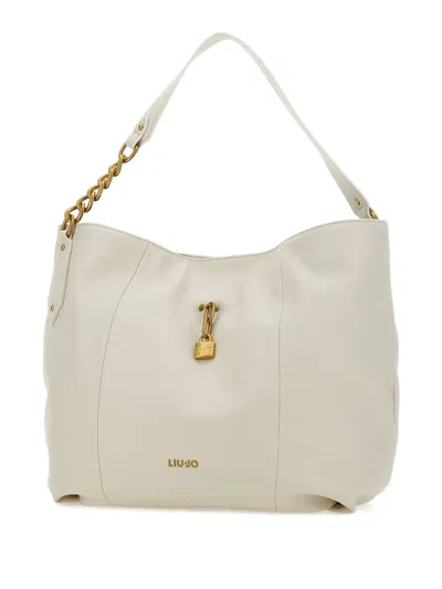 Liu •jo Magena Shoulder Bag In White