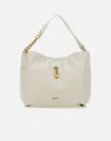Liu •jo Liu Jo Magena Vegan Leather Cream Shoulder Bag In White
