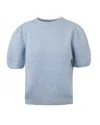 Liu •jo Maglia Girocollo Celeste In Blue