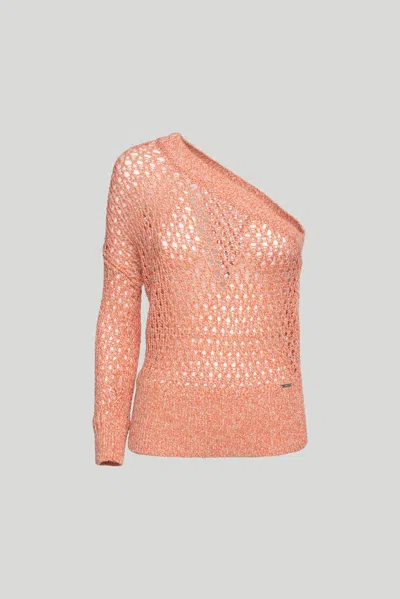Liu •jo Maglia Monospalla Fishnet In As Shown In The Picture
