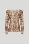 Liu •jo Maglia Pyton In Beige