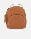 Liu •jo Liu Jo Mahn Leather Tumbled Backpack With Clutch