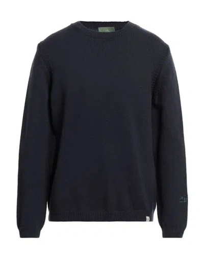 Liu •jo Man Better Man Sweater Midnight Blue Size M Viscose, Polyester, Polyamide