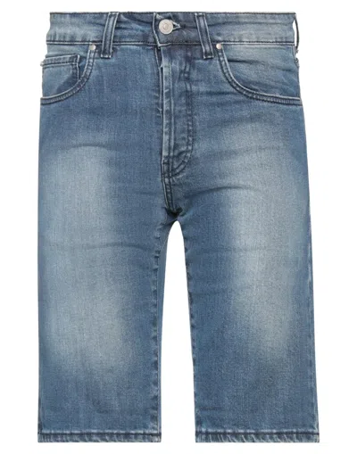 Liu •jo Man Denim Shorts In Blue