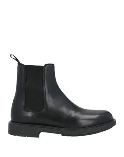 Liu •jo Man Man Ankle Boots Black Size 8 Leather