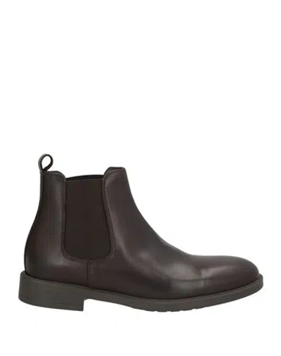 Liu •jo Man Man Ankle Boots Chocolate Brown Size 9 Leather