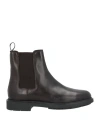 Liu •jo Man Man Ankle Boots Dark Brown Size 8 Leather In Brown