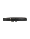 Liu •jo Man Man Belt Black Size 36 Leather In Black