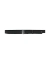 Liu •jo Man Man Belt Black Size 39.5 Textile Fibers In Black