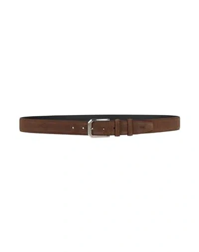 Liu •jo Man Man Belt Brown Size 42 Leather