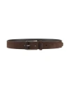 Liu •jo Man Man Belt Dark Brown Size 36 Leather