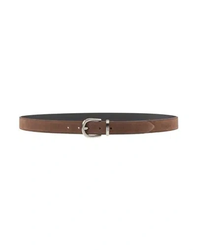 Liu •jo Man Man Belt Dark Brown Size 39.5 Leather