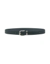 Liu •jo Man Man Belt Midnight Blue Size 34 Leather