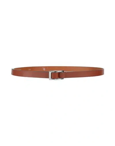 Liu •jo Man Man Belt Tan Size 38 Leather In Brown