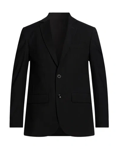 LIU •JO MAN LIU •JO MAN MAN BLAZER BLACK SIZE 34 POLYESTER, VISCOSE, ELASTANE