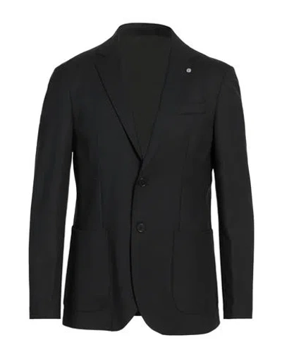 Liu •jo Man Man Blazer Black Size 36 Wool, Polyester, Elastane