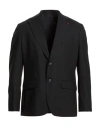 Liu •jo Man Man Blazer Black Size 38 Wool, Polyester, Elastane In Black