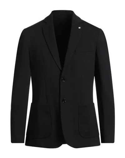 Liu •jo Man Man Blazer Black Size 44 Viscose, Polyamide, Elastane